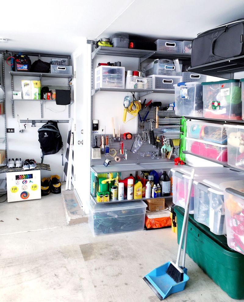 Utilize Empty Paint Cans For Bulk Storage