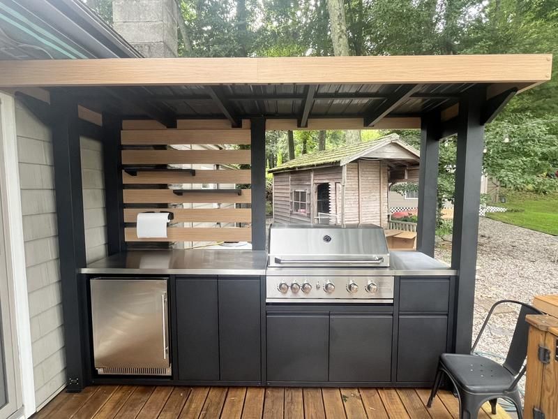 Multiple Outdoor Cooking Stations