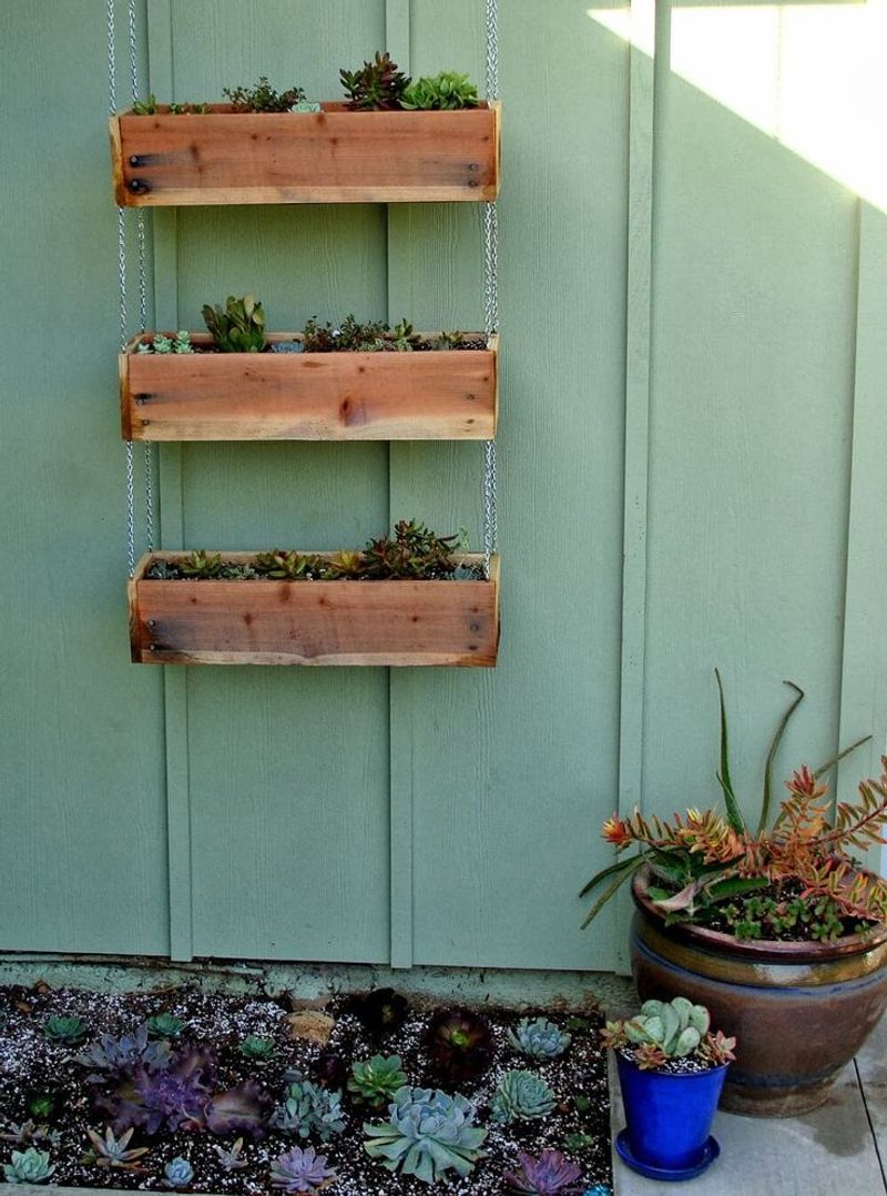 Painted Wooden Crates