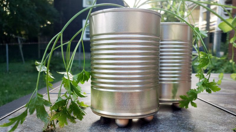 Upcycled Tin Can Clusters