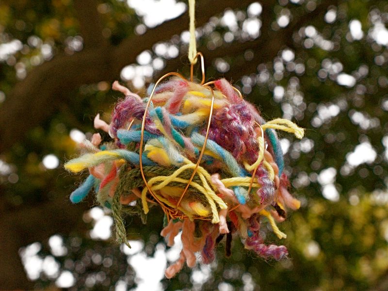 Yarn Scraps for Nest Building