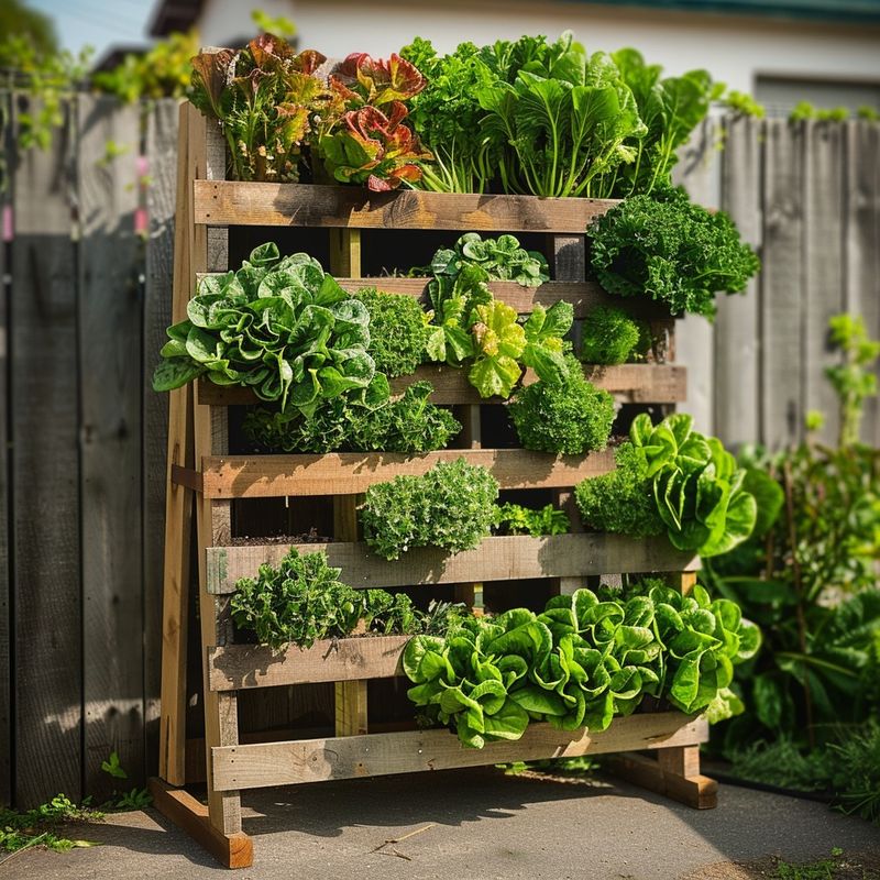 Create Vertical Gardens from Pallets