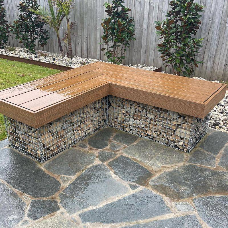 Gabion Seating Walls