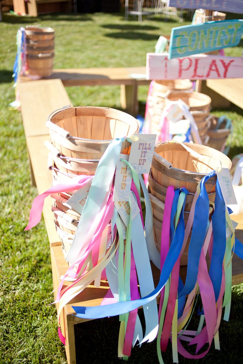County Fair Garden Ribbon Display