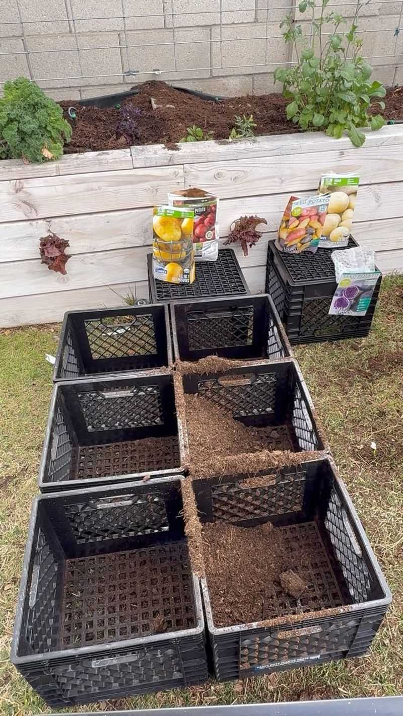 Milk Crate Modular Gardens