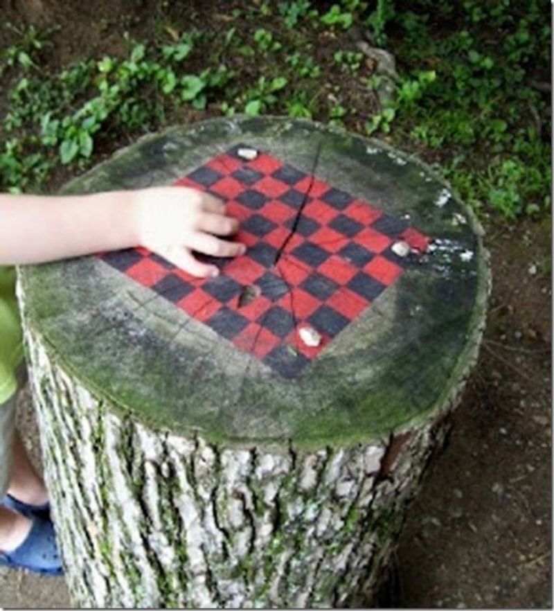 Outdoor Chess Table