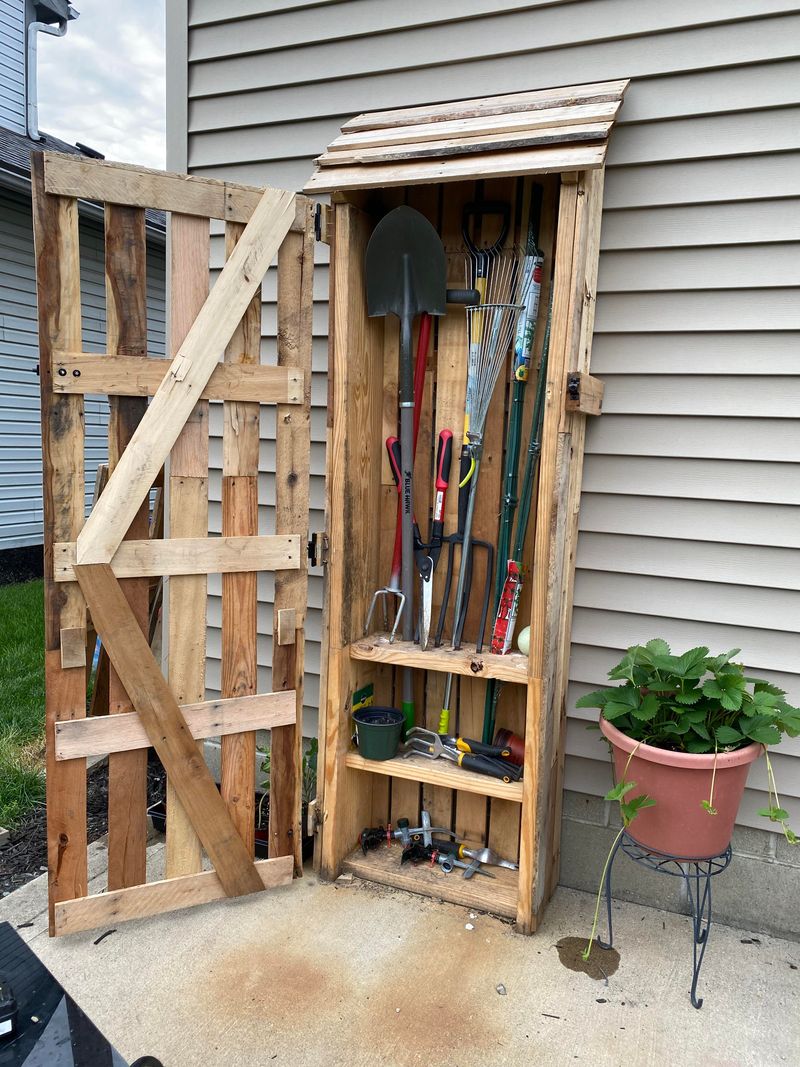 Repurpose Shoe Organizers For Garden Supplies