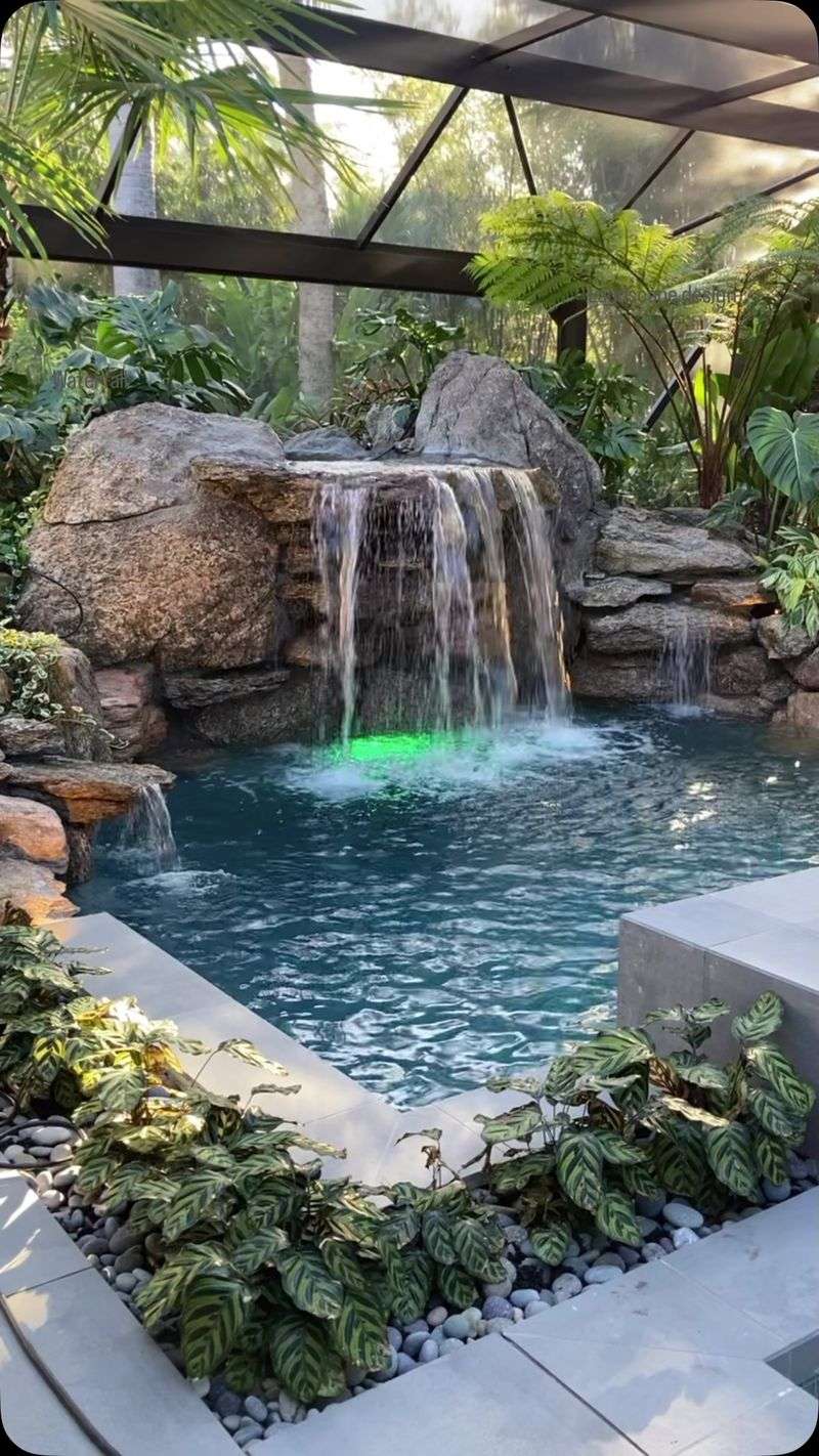 Tropical Oasis Entrance