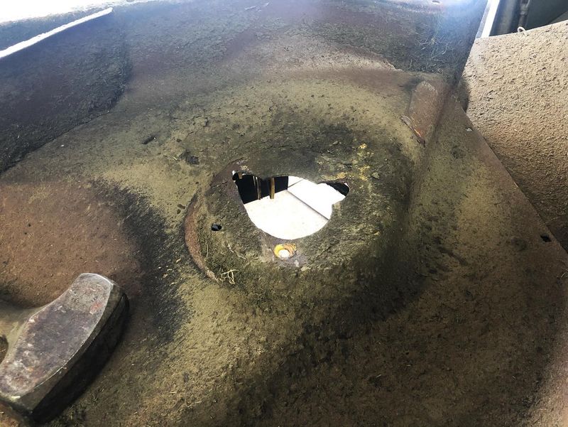 Rusted Deck With Holes Appearing