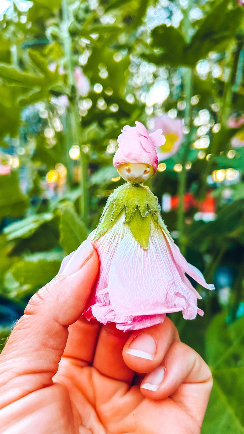 Hollyhock Doll Making