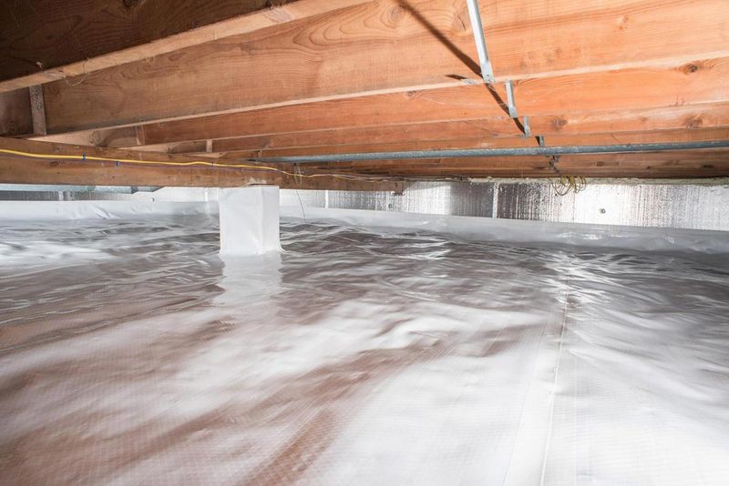 Damp Crawl Spaces Without Vapor Barriers