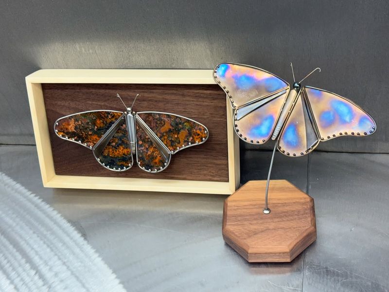 Old Cutlery Transforms Into Garden Art Perches