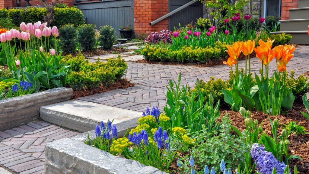 hardscape front yard