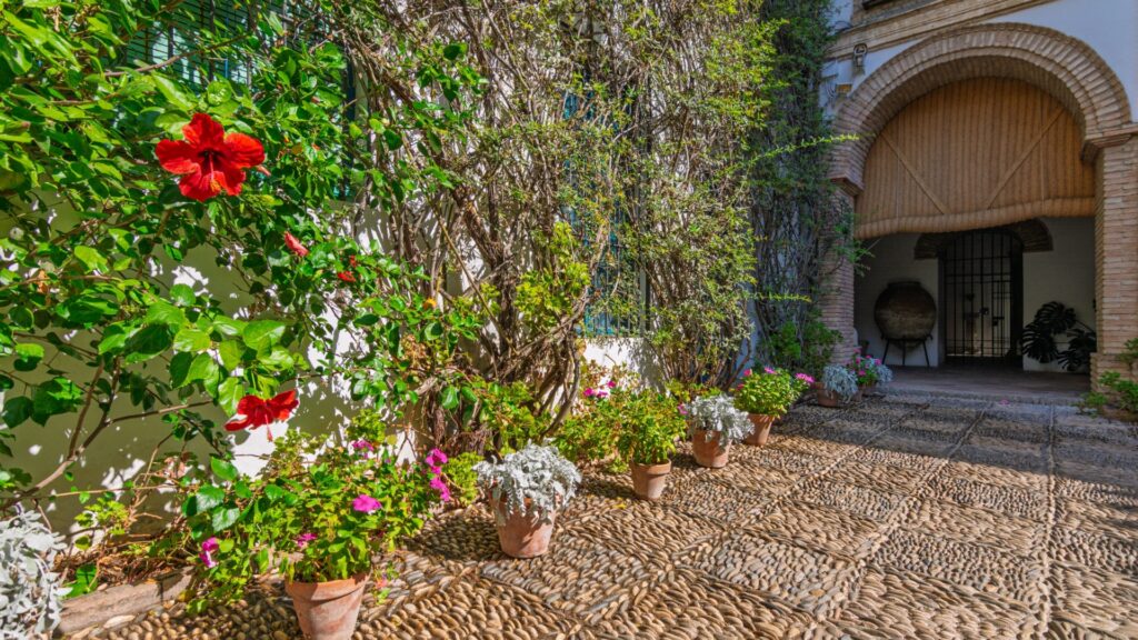 pebble mosaic garden