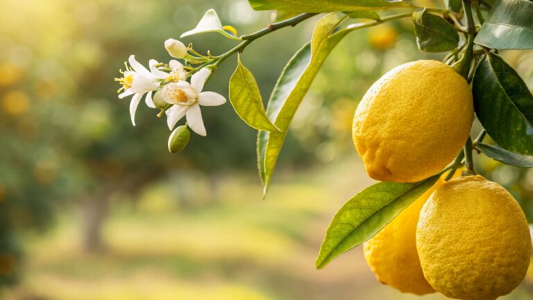 lemon tree fruits