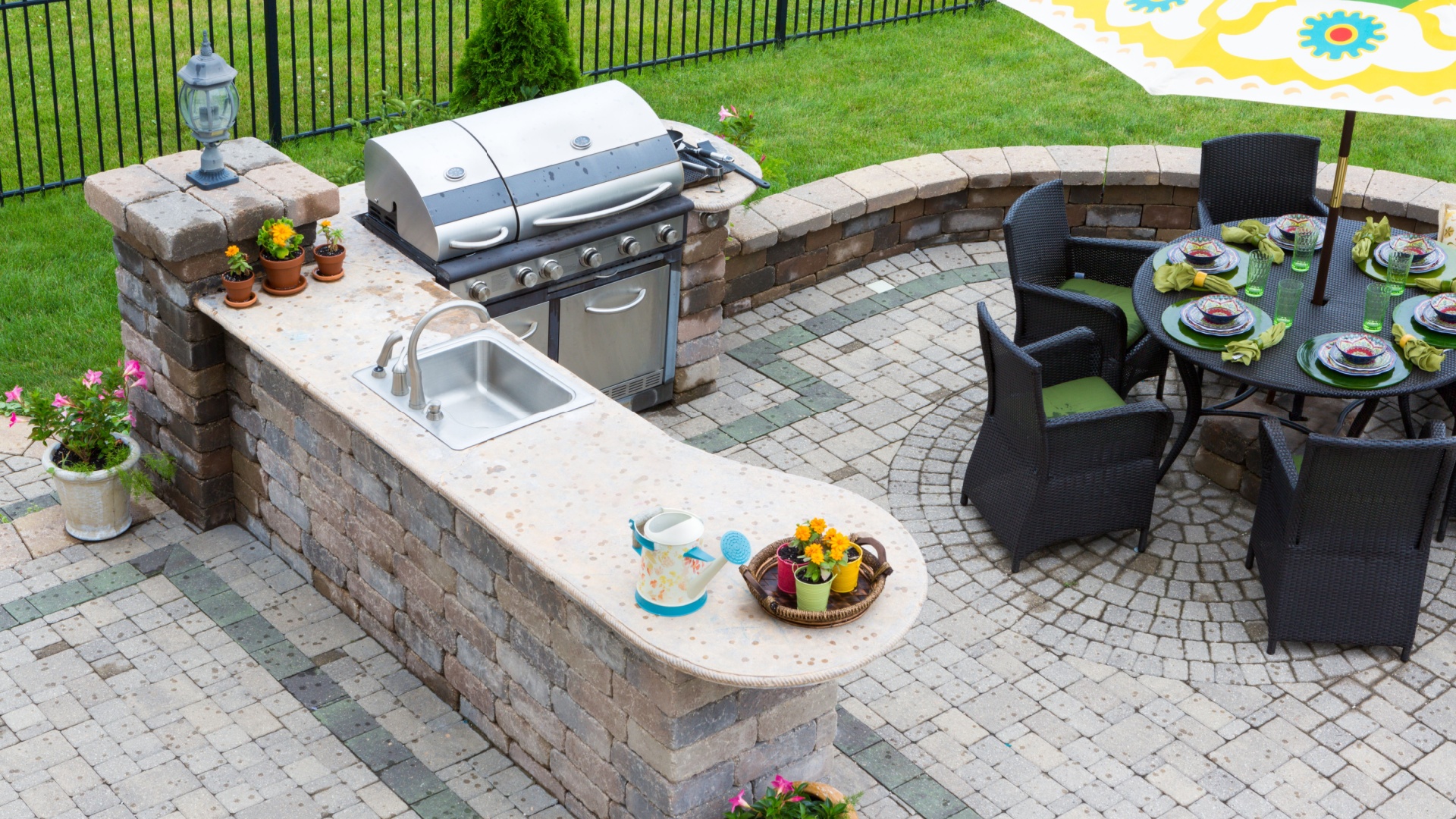 brick patio