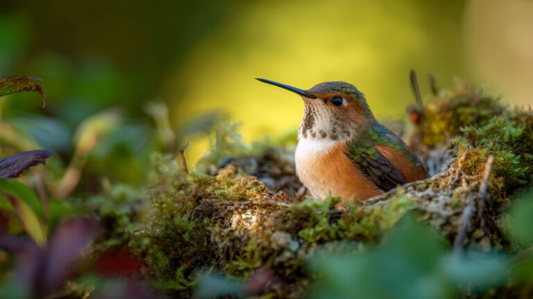 hummingbird nest