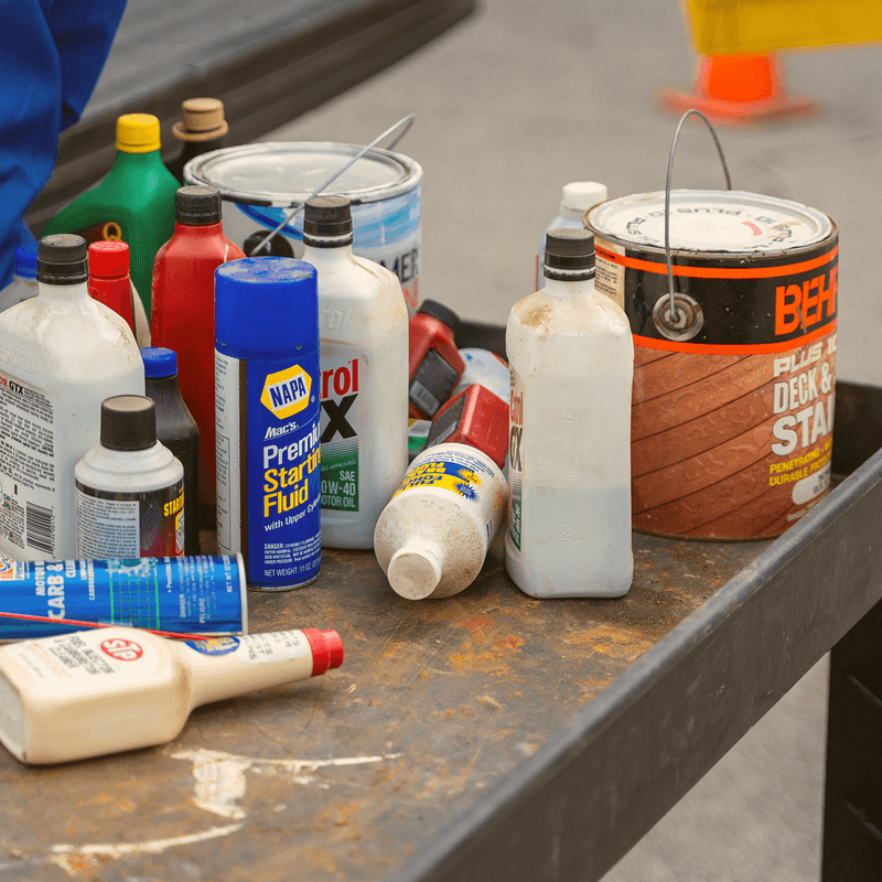 Household Chemicals And Paint