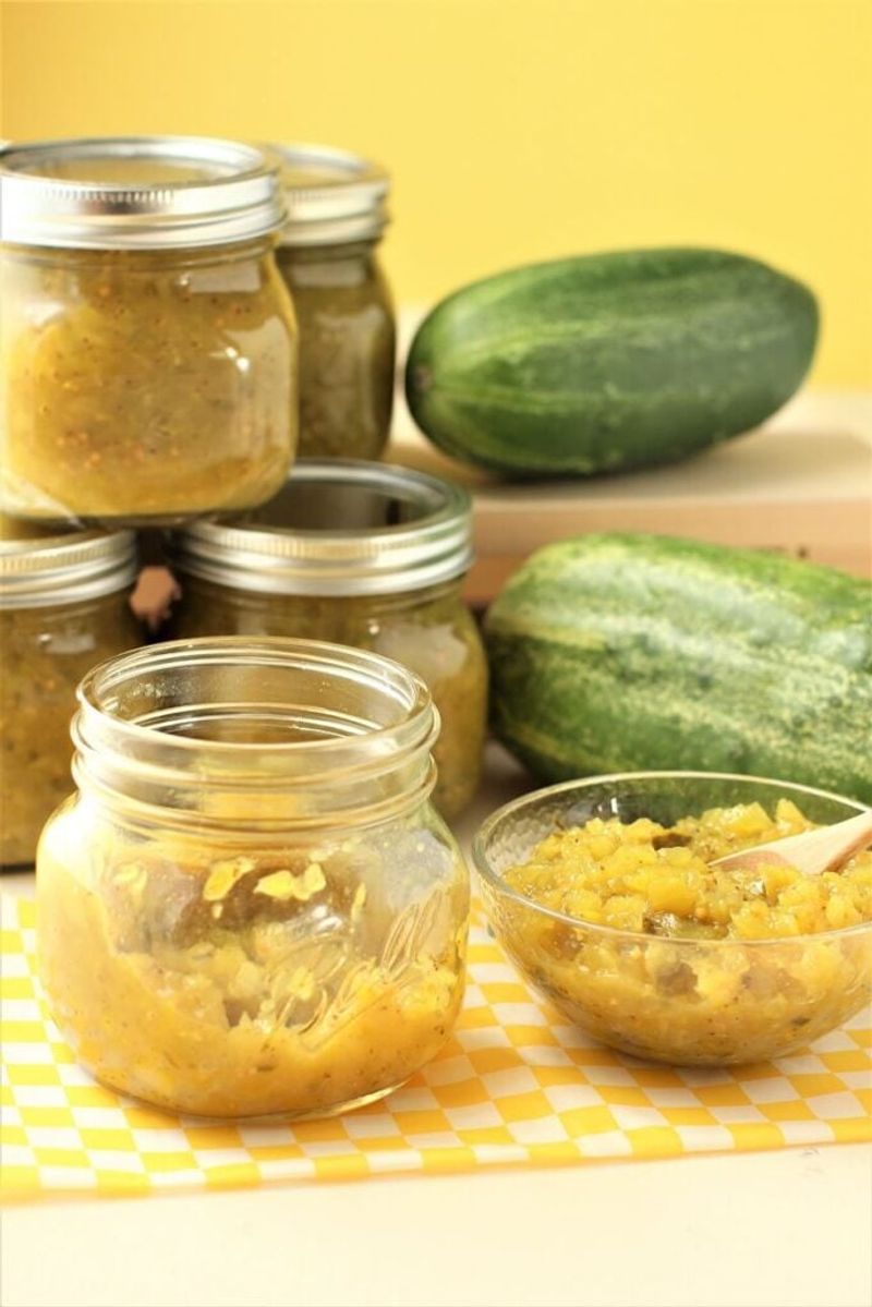 Homemade Cucumber Relish