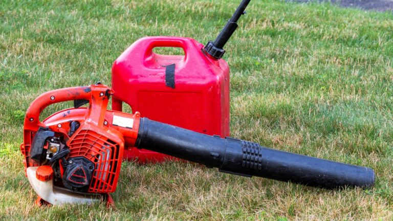 gas-powered leaf blower