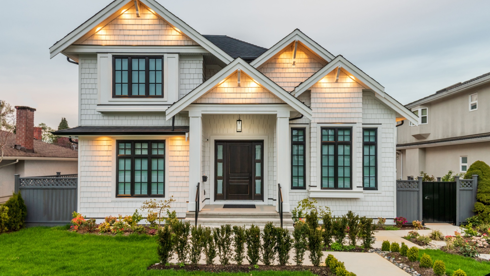 house and yard