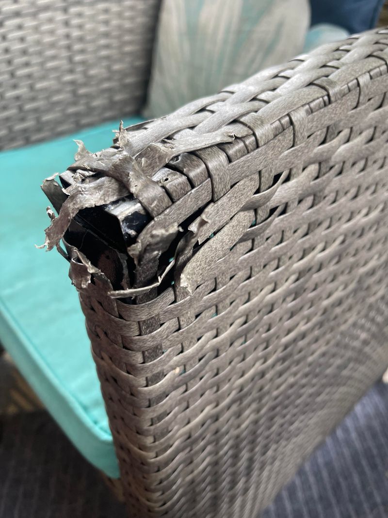 Broken Garden Furniture