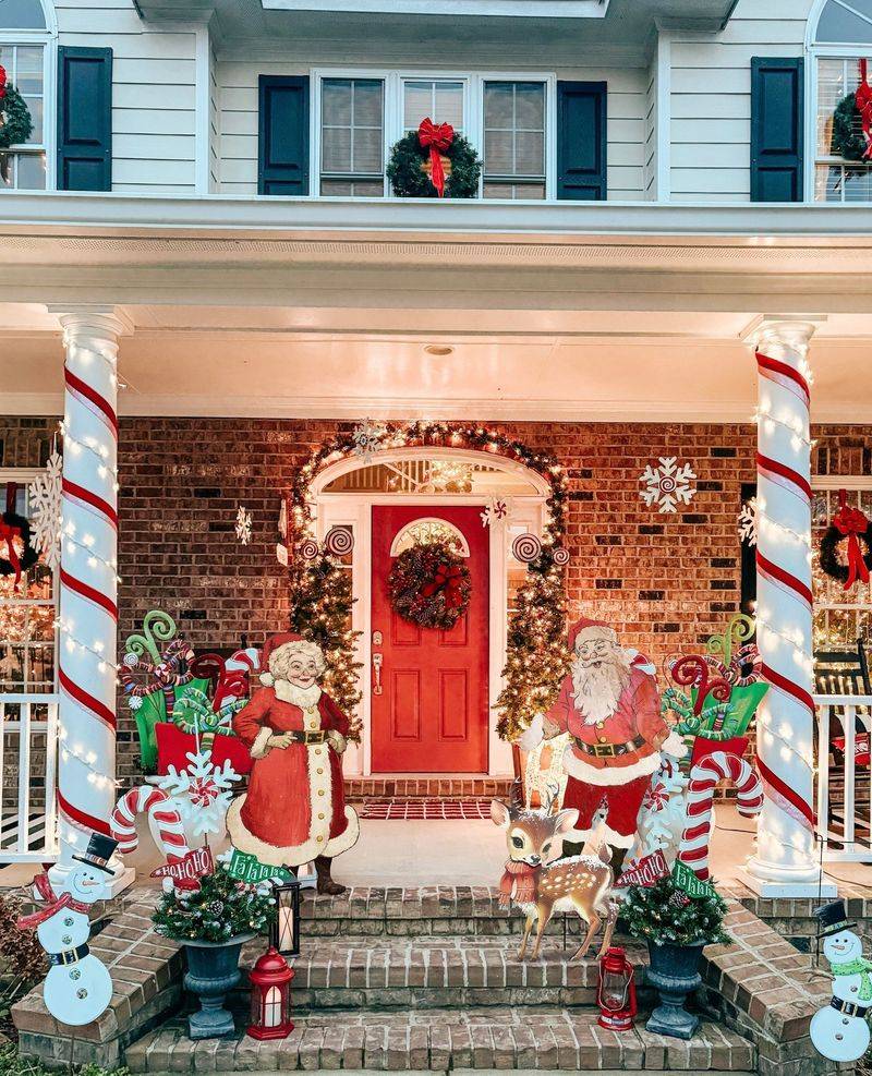 Cluttered Holiday Decorations