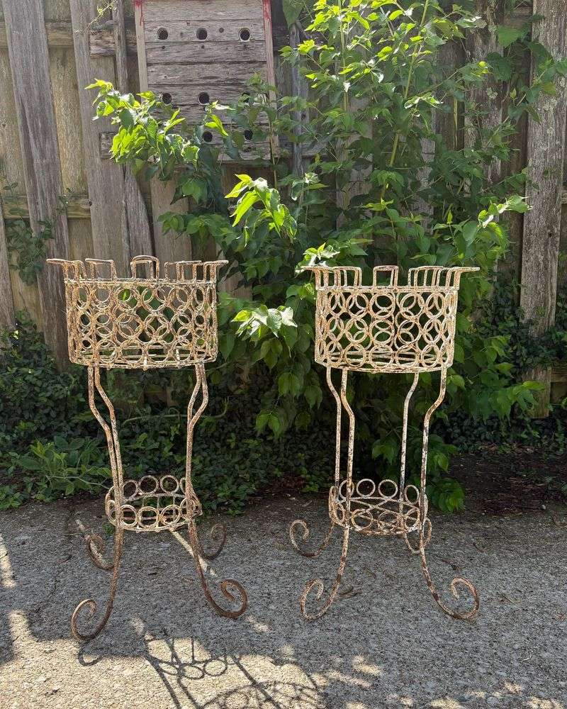Cast Iron Plant Holders