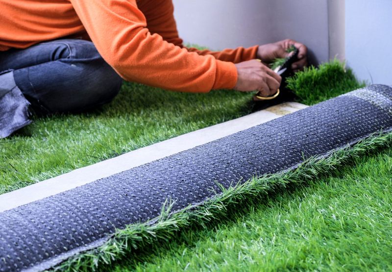 Artificial Turf With Rubber Crumb