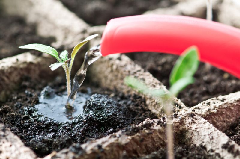 Water Plants Before Uprooting