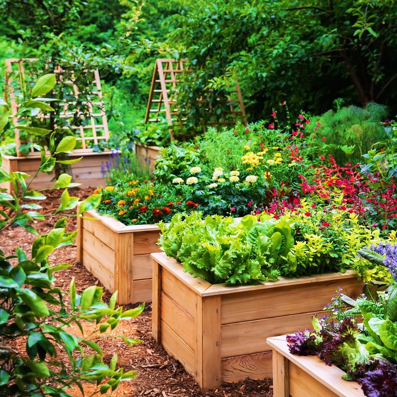 Vibrant Garden Beds