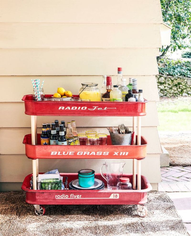 Upcycled Beverage Station