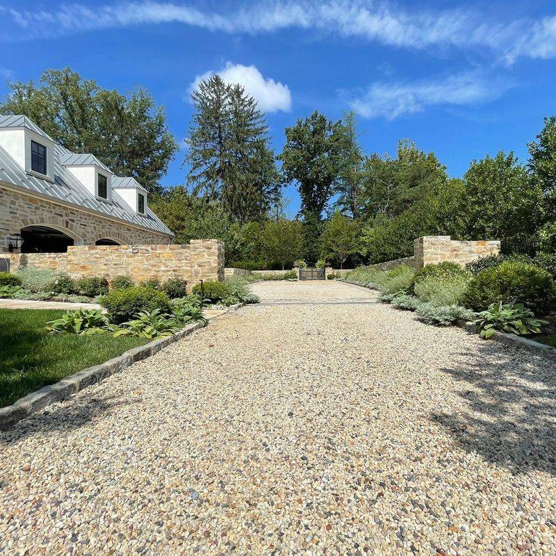 Gravel Pathways Never Need Mowing