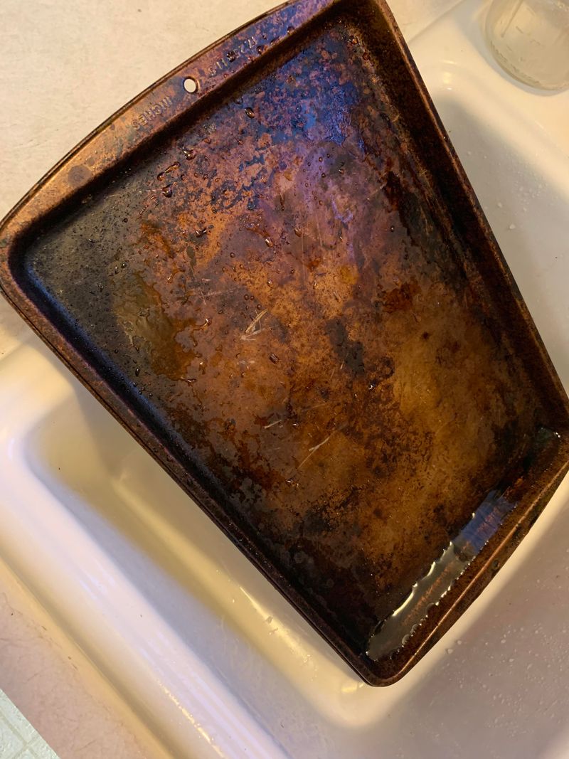 Greasy Cooking Residue