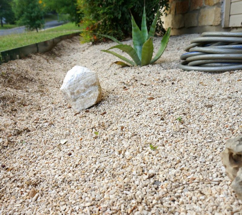 Disappointing: Decorative Pebble Infill