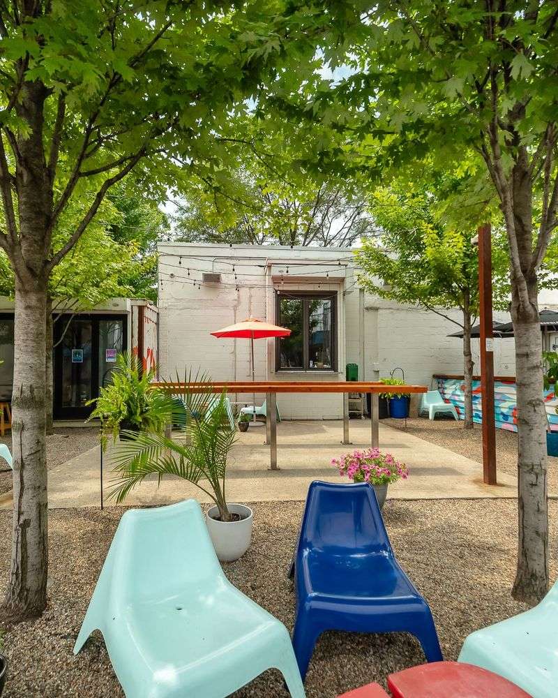 Hot Patio Cooling With Container Trees