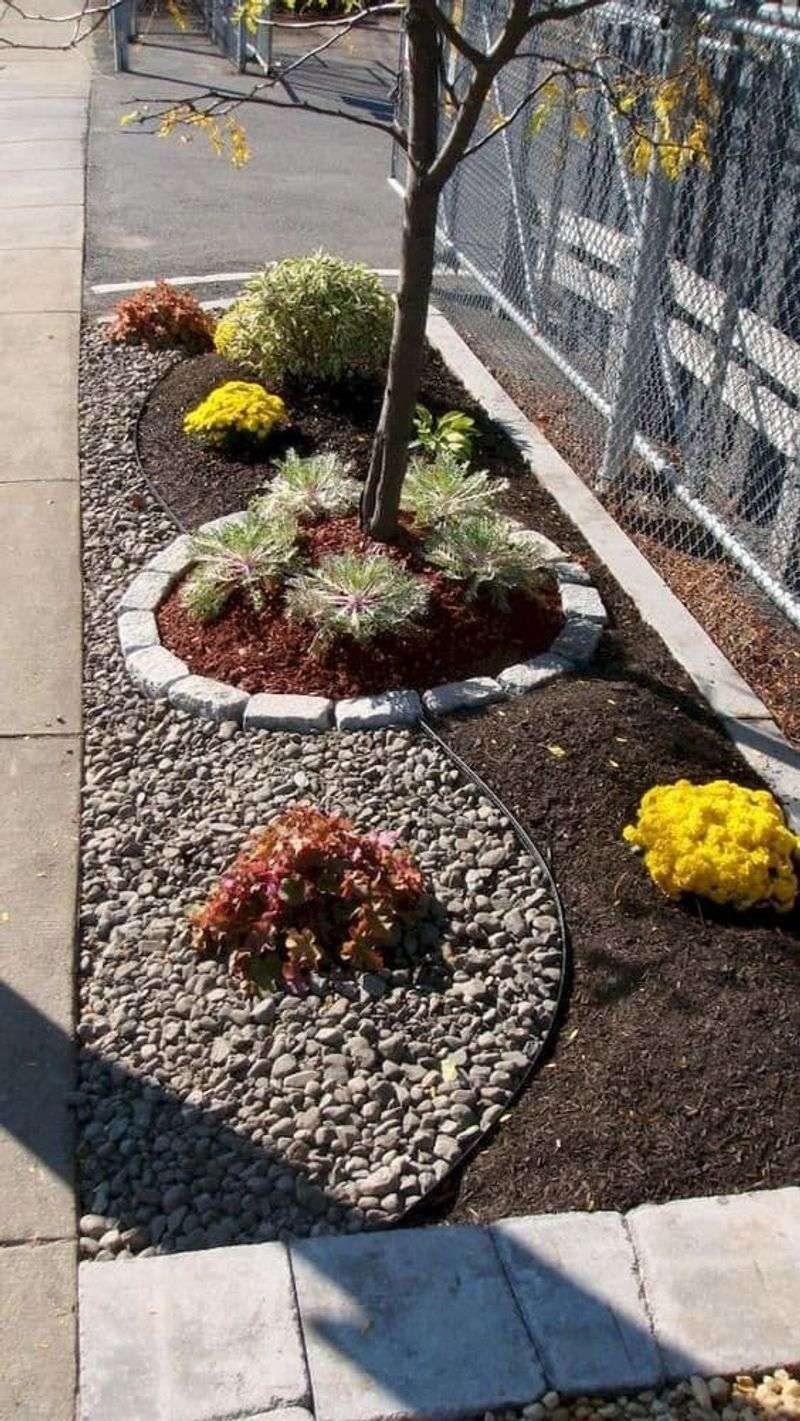 Mulched Tree Islands