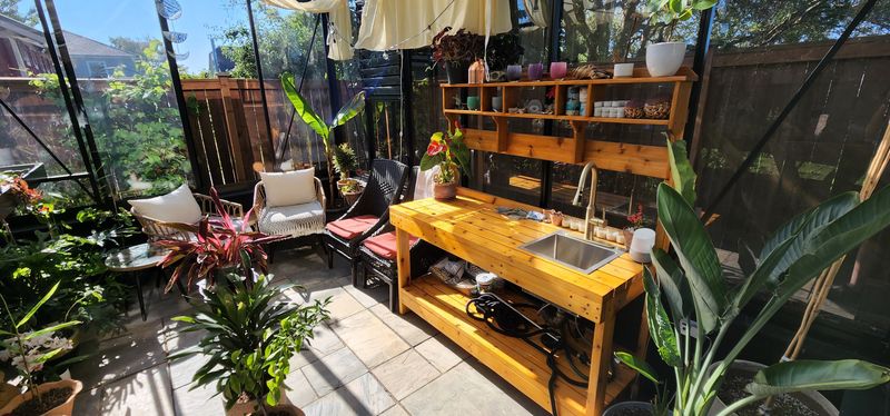 Luxury Potting Benches vs. Repurposed Tables