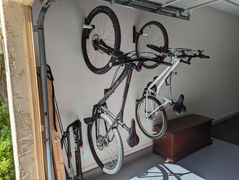 Hanging Bicycle Baskets for Wall Storage