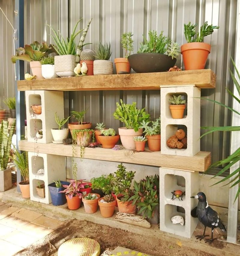 Cinderblock Garden