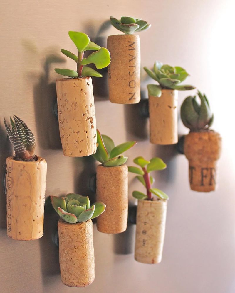 Wine Cork Planters