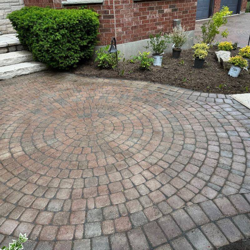 Circular Brick Paradise