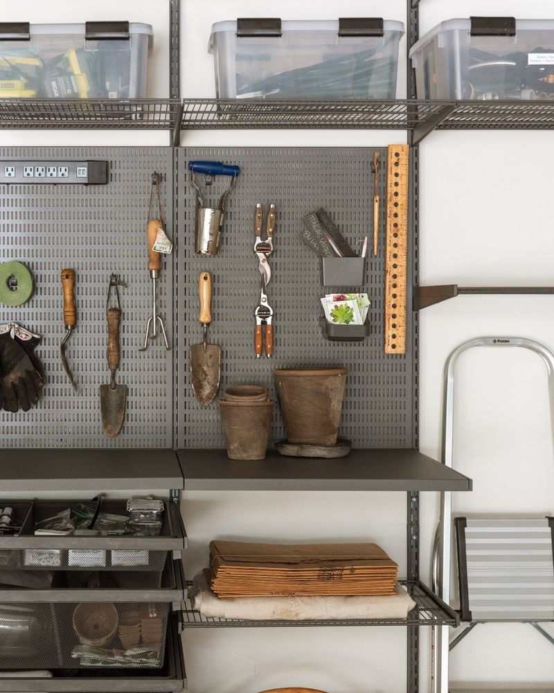 Vertical Garden Tool Cabinet