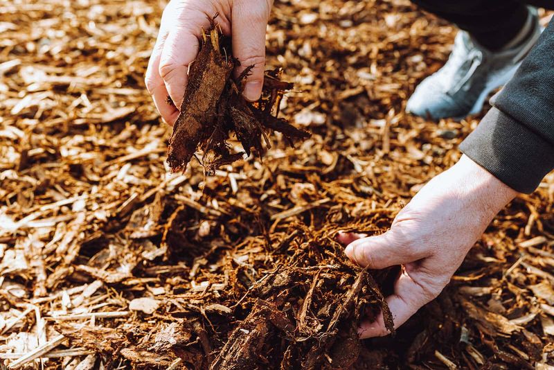 Apply Mulch To Retain Moisture