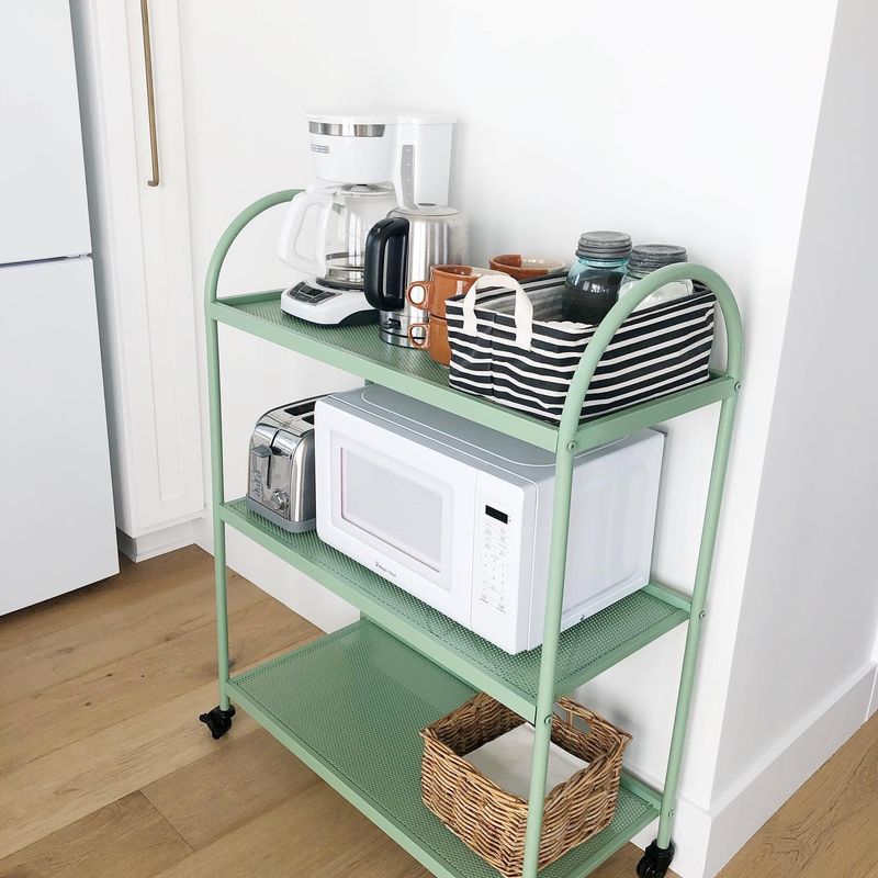 Bookshelf from a Bar Cart