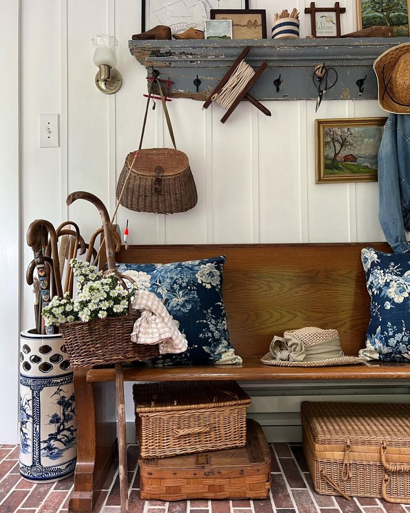 Foraging Baskets As Decor