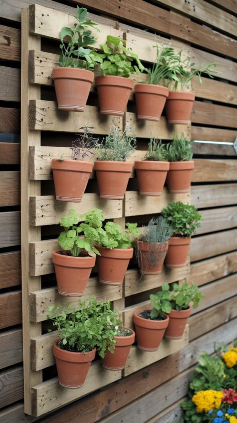 Vertical Pallet Garden