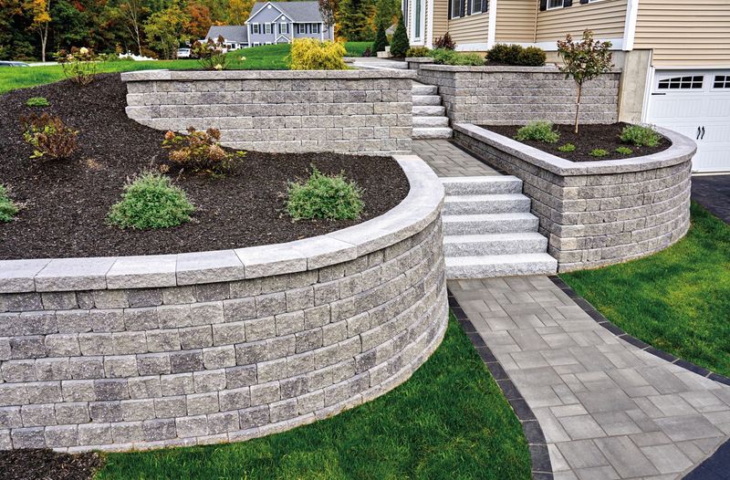 Expansive Stone Retaining Walls