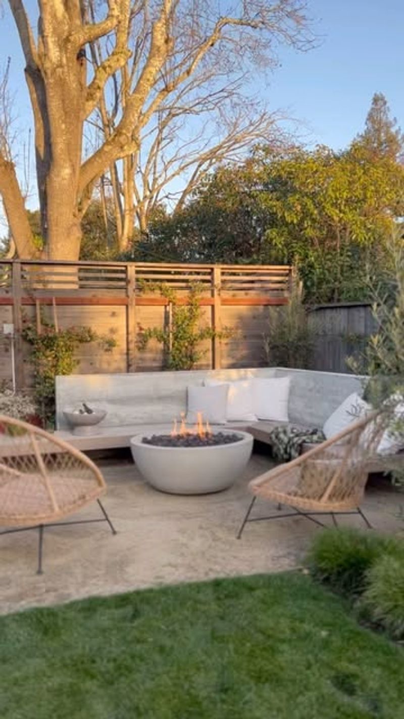 Fire Pit with Seating Area