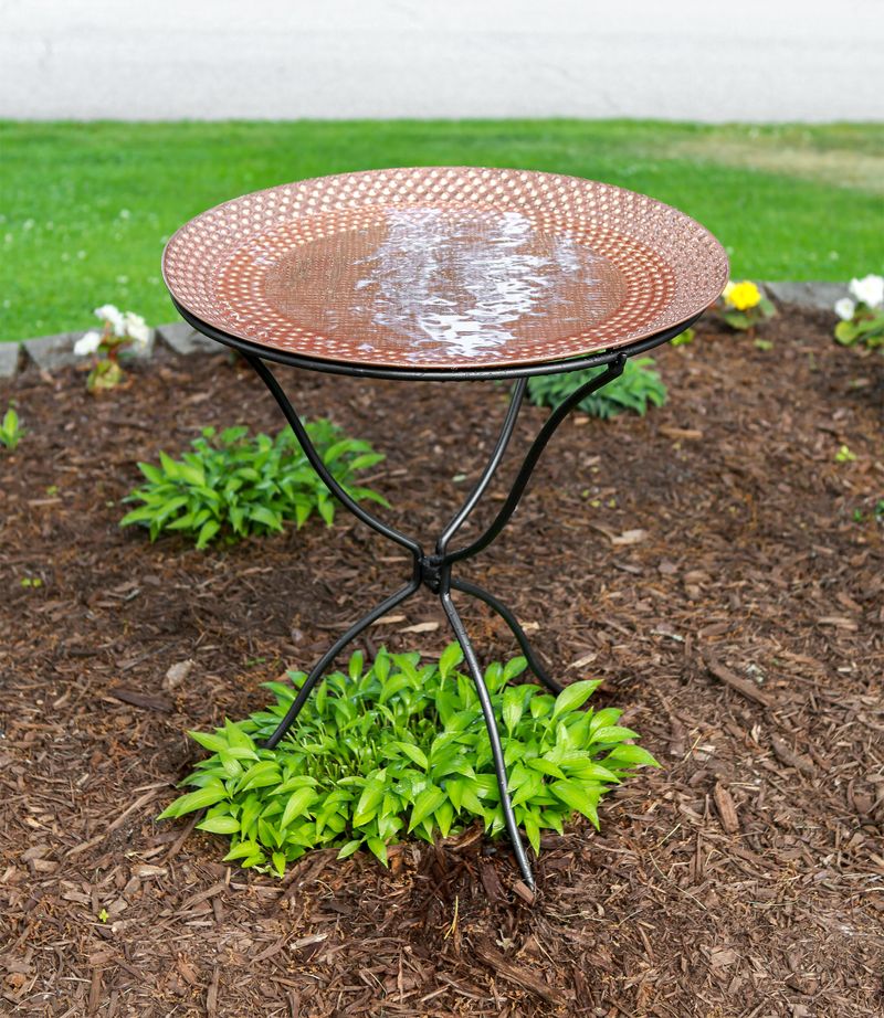 Copper Bowl Birdbaths